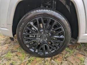 Bosch AdvancedAquatak 160 Hochdruckreinigers Reifen nach der Reinigung