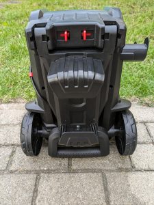 Bosch Aquatak 130 Hochdruckreiniger von hinten zusammengeklappter Griff