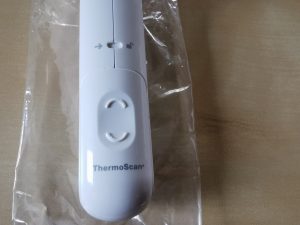 Braun Thermoscan 3 Fieberthermometer Batteriefach mit Kindersicherung