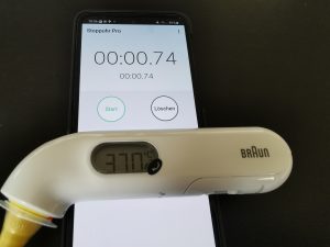 Braun Thermoscan 3 Fieberthermometer Messdauer