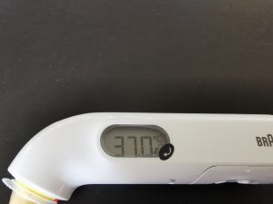 Braun Thermoscan 3 Fieberthermometer Messung 1