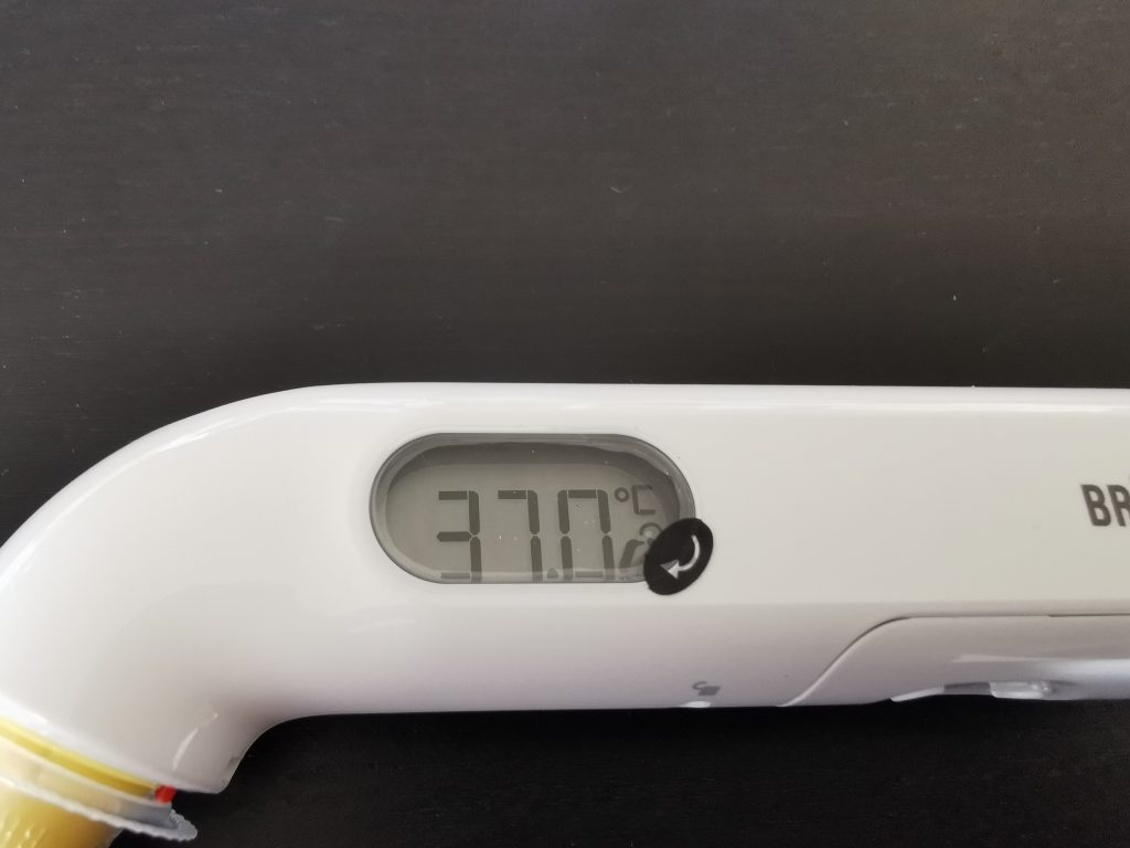 Braun Thermoscan 3 Fieberthermometer Messung 2