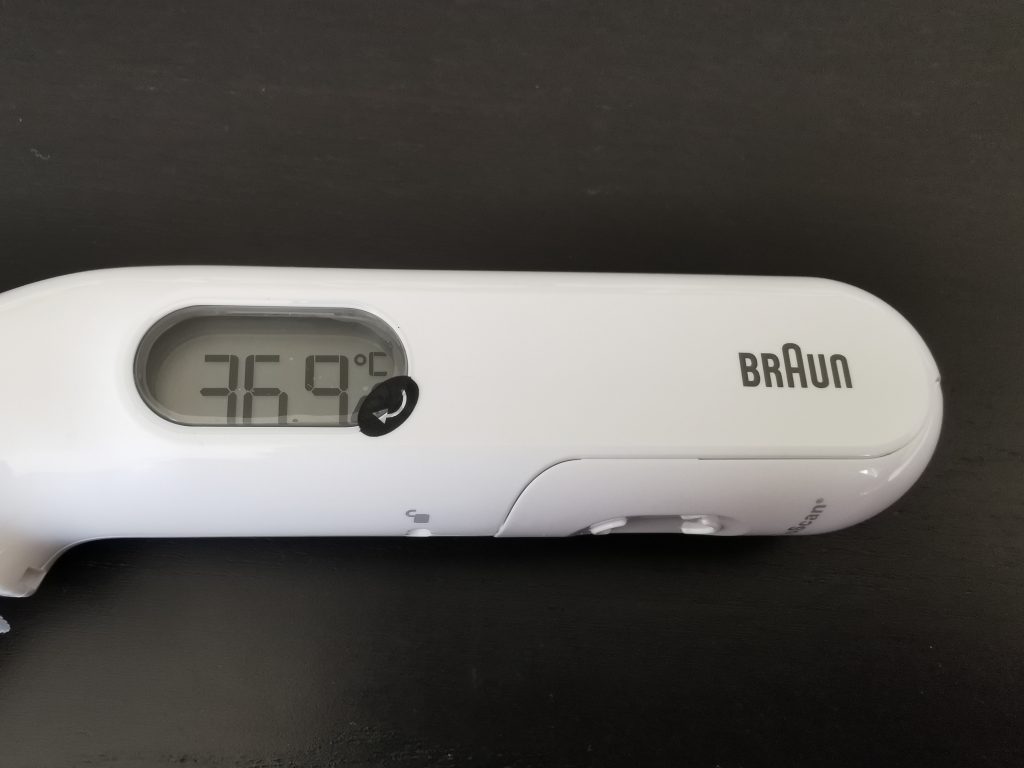 Braun Thermoscan 3 Fieberthermometer Messung 5