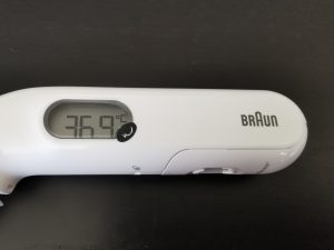 Braun Thermoscan 3 Fieberthermometer Messung 5