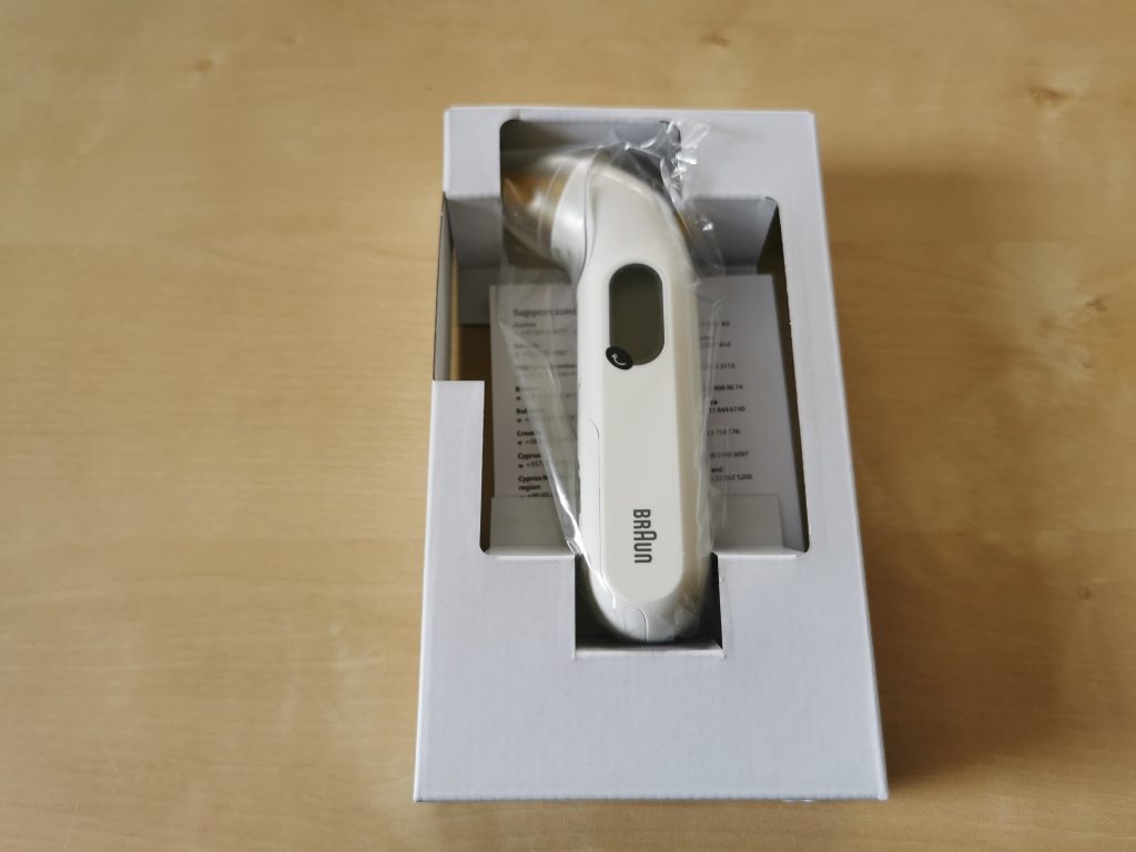Braun Thermoscan 3 Fieberthermometer auspacken