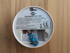 Brennenstuhl RM C 9010 Rauchmelder von hinten