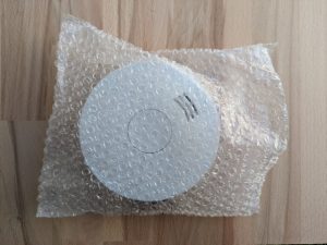Brennenstuhl RM L 3100 Rauchmelder in Luftpolsterfolie verpackt