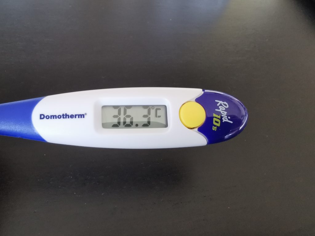 Domotherm rapid Fieberthermometer Messung 2