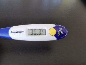 Domotherm rapid Fieberthermometer Messung 2
