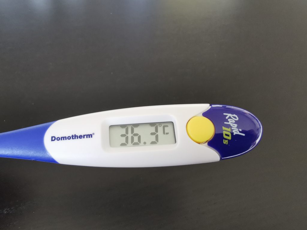 Domotherm rapid Fieberthermometer Messung 4
