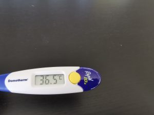 Domotherm rapid Fieberthermometer Messung 5