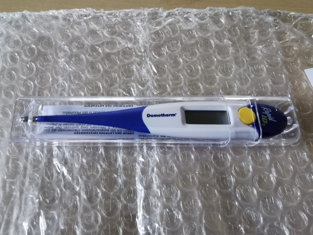 Domotherm rapid Fieberthermometer ausgepackt