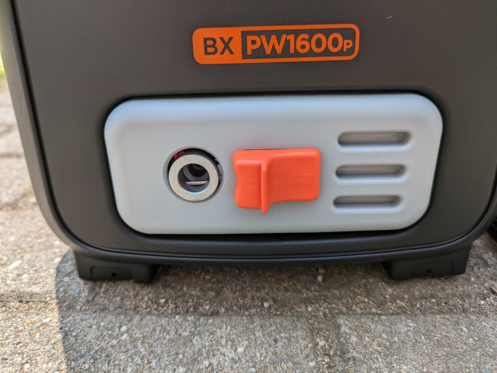 Druckanschluss des Black + Decker BXPW 1600PE Hochdruckreinigers