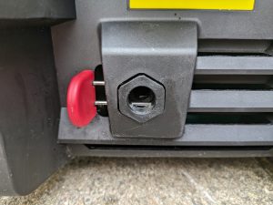 Druckanschluss des Bosch Aquatak 130 Hochdruckreinigers