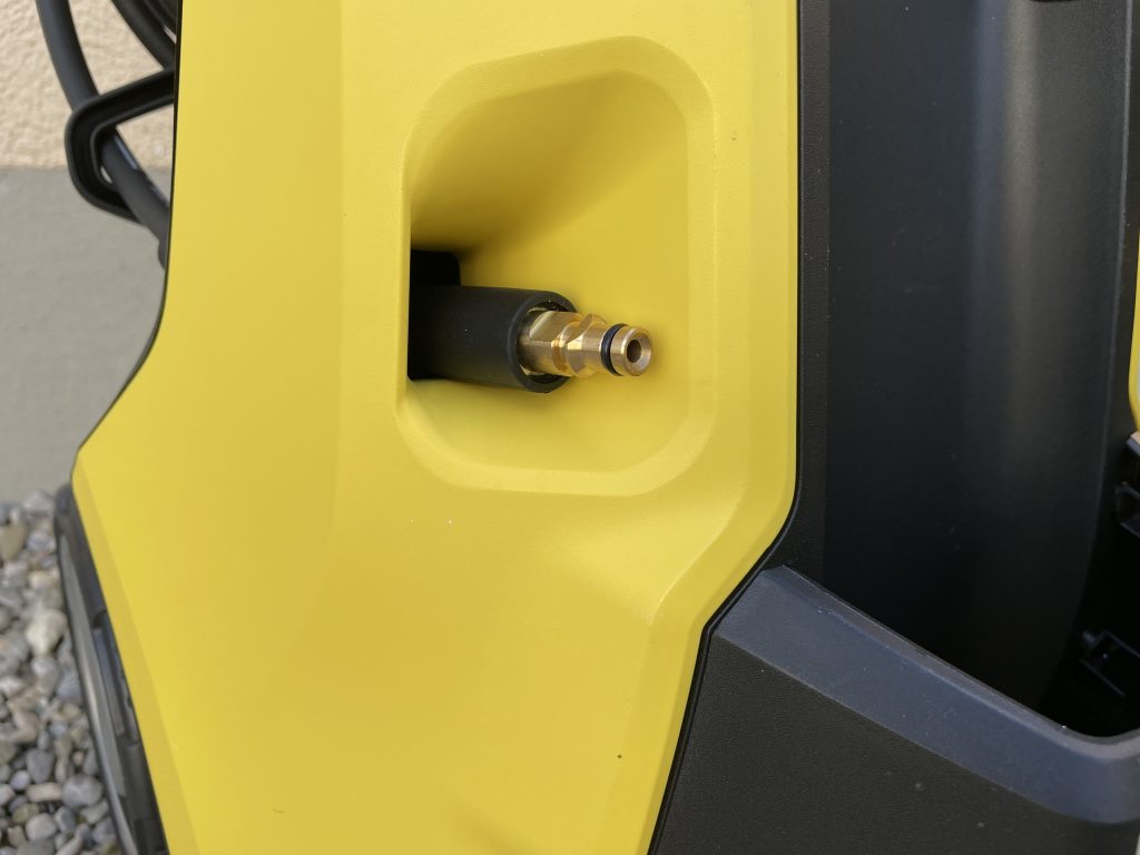 Druckschlauchanschluss des Kärcher K7 Hochdruckreinigers