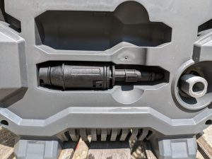 Düse in Düsenhalterugn des AGT Professional ZX 7340 675 Hochdruckreinigers