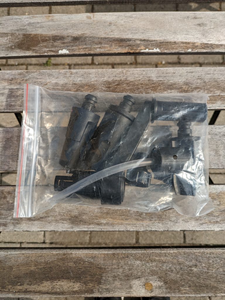 Düsen und Griff des Nilfisk E 145.4-9 X-TRA PAD Hochdruckreinigers
