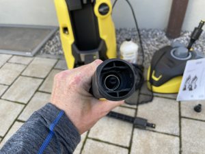 Düsenanschluss des Kärcher K7 Hochdruckreinigers