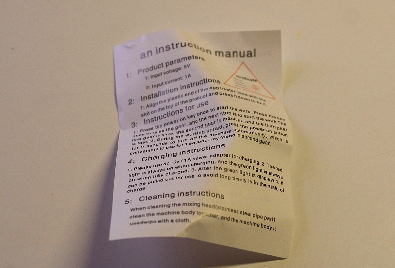 EBUYFIRE Milchaufschäumer Bedienungsanleitung