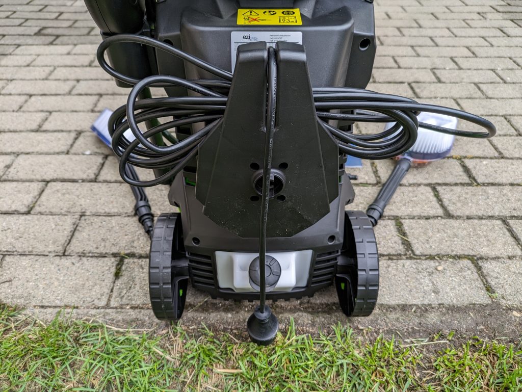 Eziclean® Hydroforce 165 Hochdruckreiniger von hinten mit Kabel