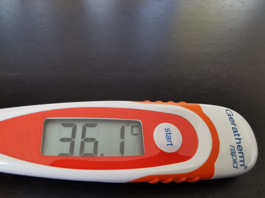 Geratherm rapid Fieberthermometer Messung 3