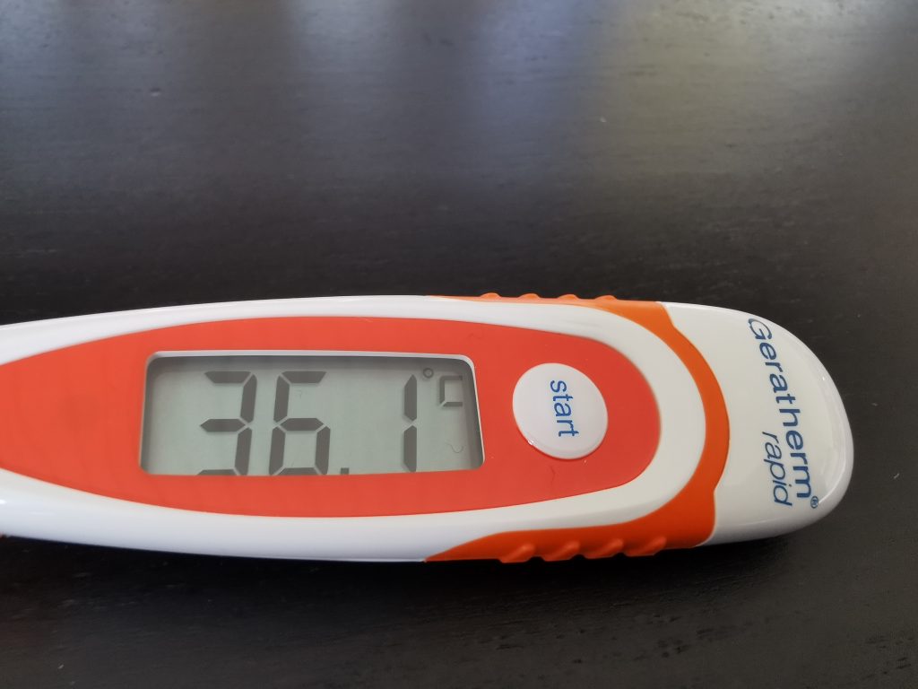 Geratherm rapid Fieberthermometer Messung 4