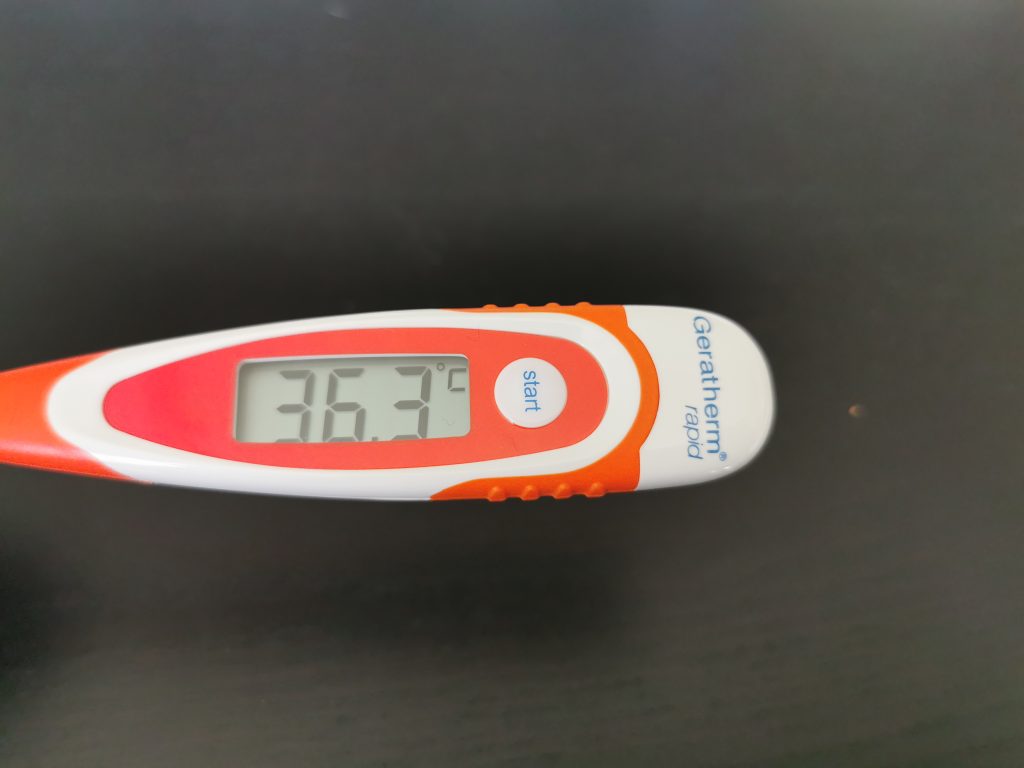 Geratherm rapid Fieberthermometer Messung 5