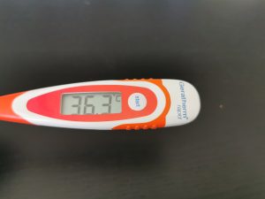Geratherm rapid Fieberthermometer Messung 5