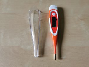 Geratherm rapid Fieberthermometer mit Schutzhülle