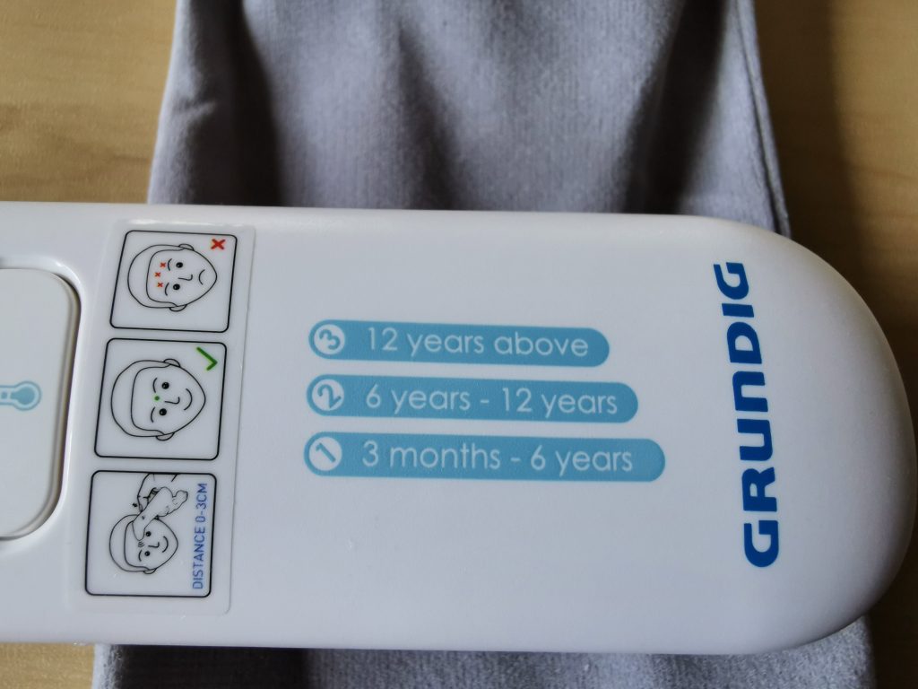 Grundig Infrarot 20021 Fieberthermometer Anwendungshinweise