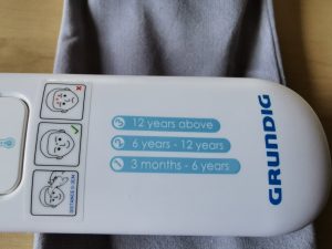 Grundig Infrarot 20021 Fieberthermometer Anwendungshinweise