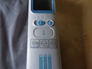 Grundig Infrarot 20021 Fieberthermometer Bedienelemente