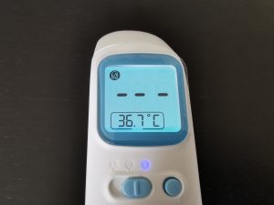 Grundig Infrarot 20021 Fieberthermometer Messung 2