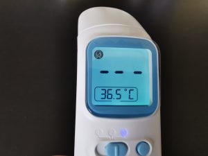 Grundig Infrarot 20021 Fieberthermometer Messung 3