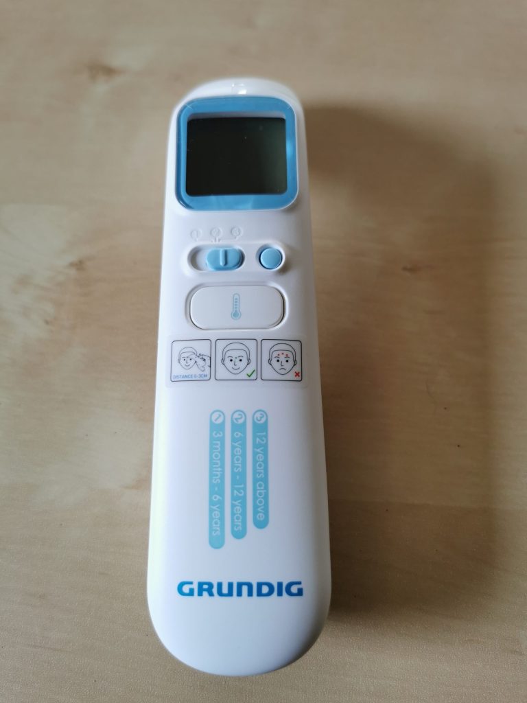 Grundig Infrarot 20021 Fieberthermometer Vollansicht