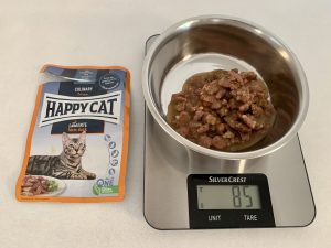 Happy Cat Culinary Meat in Sauce Land Ente Katzenfutter Gewicht Inhalt ohne Beutel
