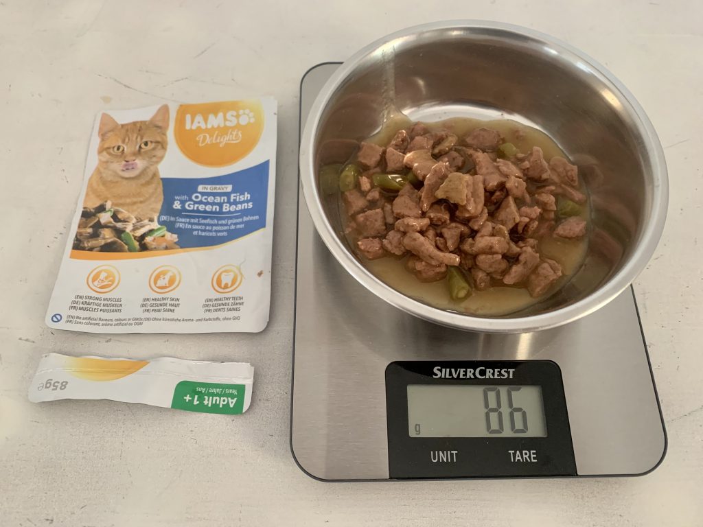 IAMS Delights Sea Collection Katzenfutter Gewicht des Inhalts ohne Verpackung