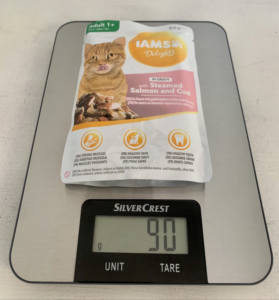 IAMS Delights Sea Collection Katzenfutter Lachs Beutel mit Inhalt Gewicht
