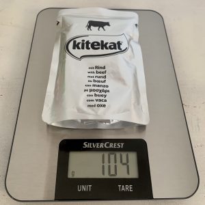 itekat Bunte Vierfalt in Sauce Katzenfutter Rind Gewicht Verpackung mit Inhalt