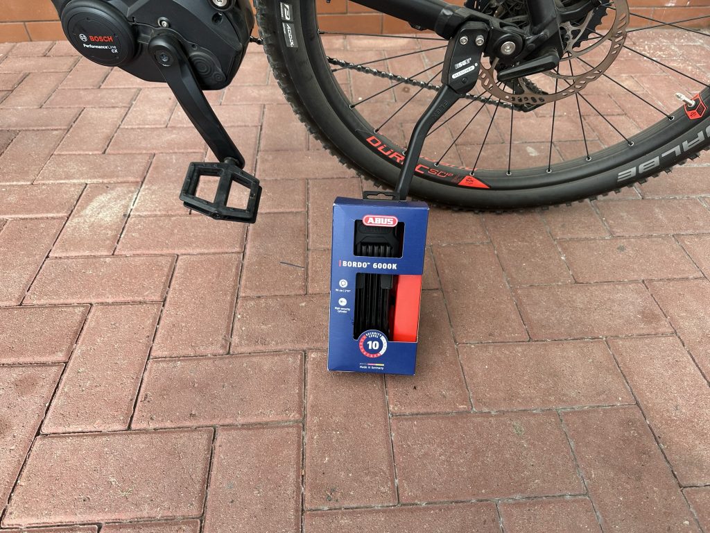 Abus Bordo 6000K Fahrradschloss: Fahrradschloss in Originalverpackung mit Lieferumfang