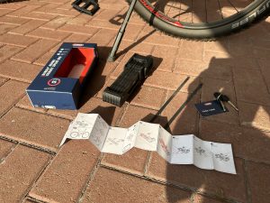Fahrradschloss in Originalverpackung mit Lieferumfang