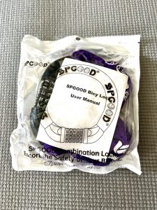 Fahrradschloss in Originalverpackung mit Lieferumfang