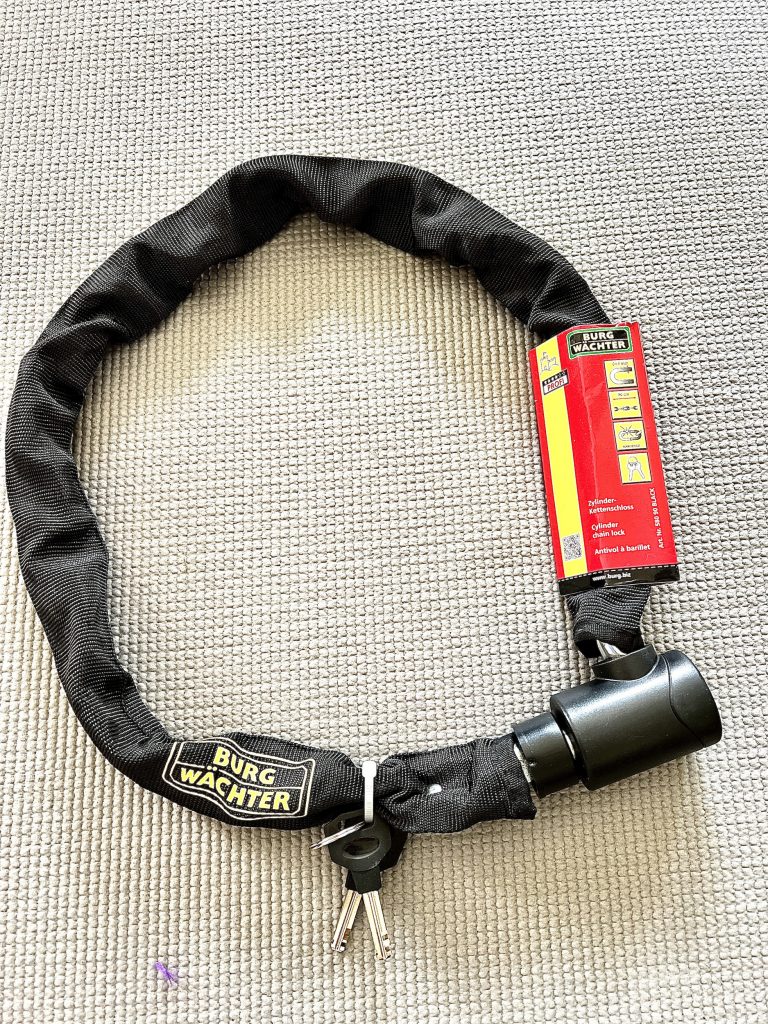 Burg-Wächter 39020 Fahrradschloss: Fahrradschloss in Originalverpackung mit Lieferumfang