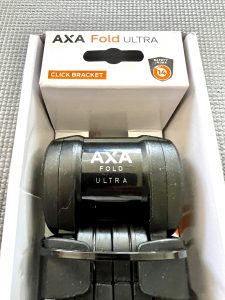 Fahrradschloss in Originalverpackung (Nahaufnahme)