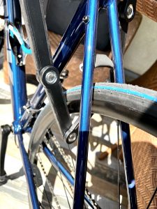 Fahrradschloss am Fahrrad angeschlossen