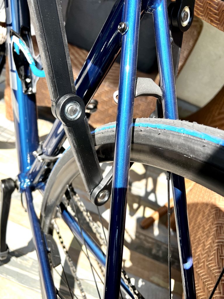 Fahrradschloss am Fahrrad angeschlossen