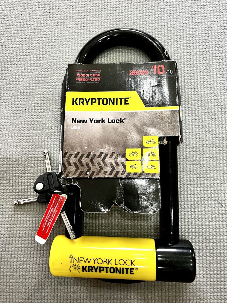 Kryptonite New York M18 Fahrradschloss: Fahrradschloss in Originalverpackung mit Lieferumfang