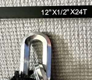 Metallsägetest am Kettenglied