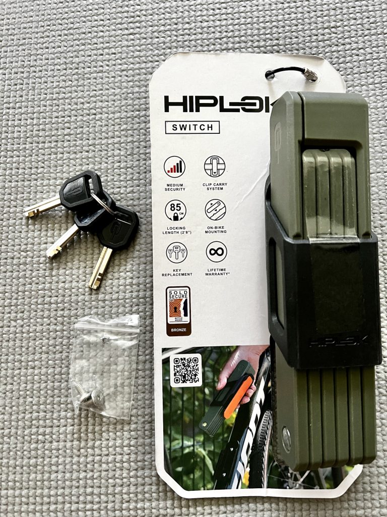 Hiplok‎ S851 SWITCH Fahrradschloss: Fahrradschloss in Originalverpackung mit Lieferumfang