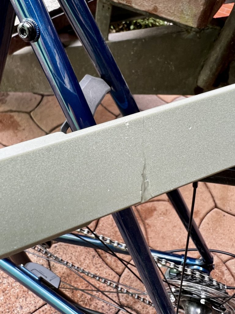 Kratzspuren nach den Tests